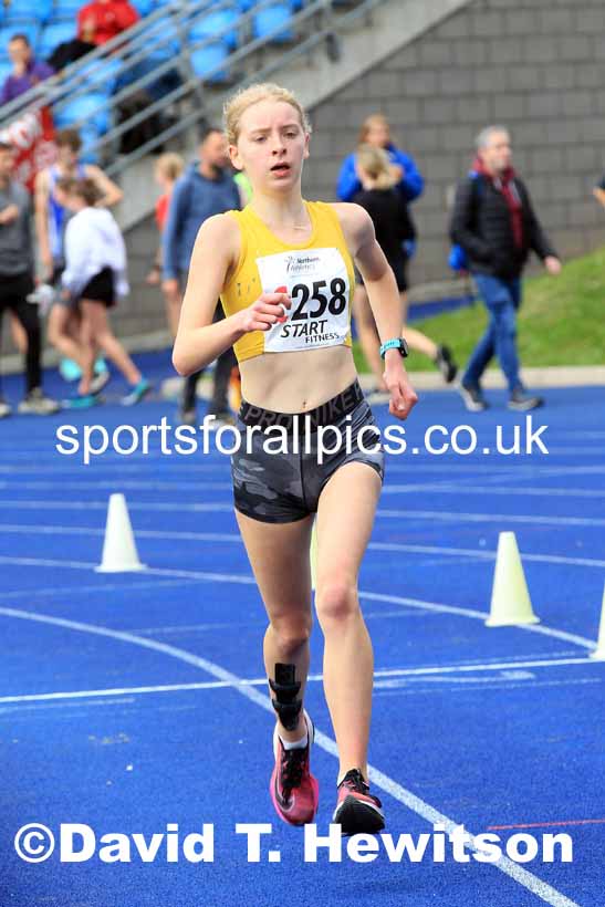 Womens under-17s 2022 Northern Road Relays, SportsCity, Manchester. Photo: David T. Hewitson/Sports for All Pics